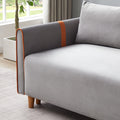 Convertible Comfortable Sleeper Velvet Sofa Couch with Storage