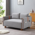 Convertible Comfortable Sleeper Velvet Sofa Couch with Storage