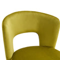 SET OF 2 Velvet  armless  Counter Height Modern chair