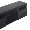 Modern Design TV Stands for TVs up to 80 LED Light Entertainment Cente