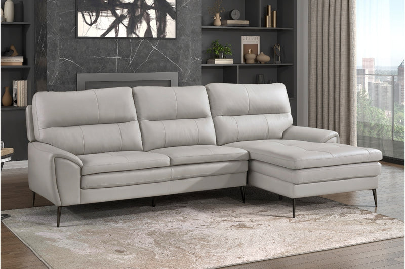 2-Piece Sectional with Right Chaise