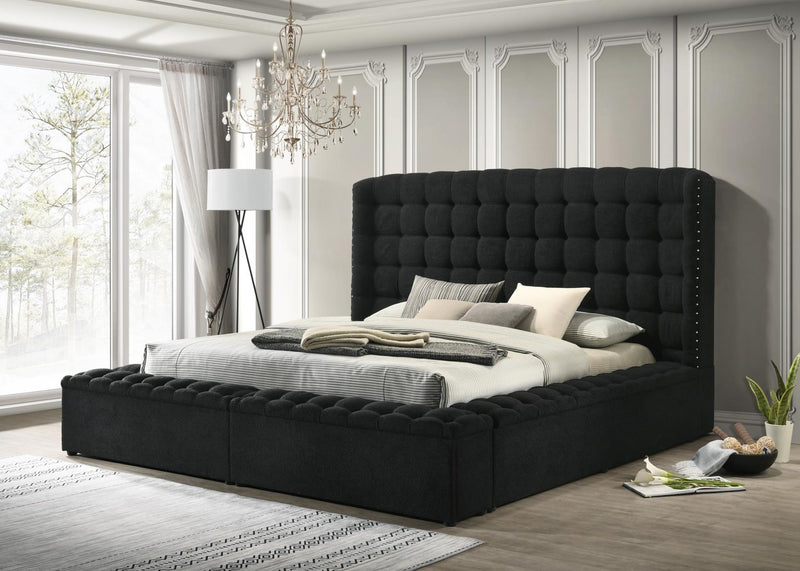 UPHOLSTERY STORAGE PLATFORM BED