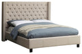 TUFTED LINEN BED