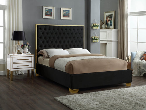 VELVET AND GOLD BED